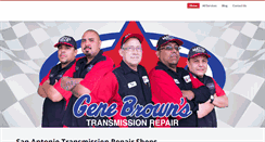 Desktop Screenshot of genebrownstransmission.com